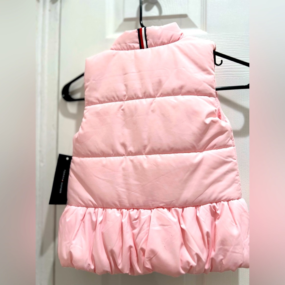 tommy hilfiger pink vest 4T